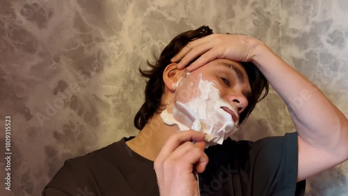 Wallpaper Mural Male Grooming Routine and Shaving Preparation Torontodigital.ca