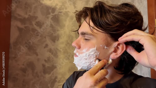 Wallpaper Mural Male Grooming Routine and Shaving Preparation Torontodigital.ca