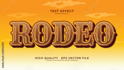 The word "Cowboy" in a stylized, editable text effect