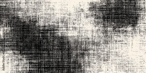 Abstract textured background with dark ink splatters and subtle woven pattern