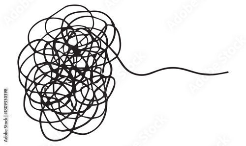 Abstract Line Flow – From Chaos to Clarity Concept Art