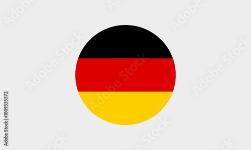 Free Download Flagge Deutschland – Professionelles rundes Icon mit korrekter Farbdarstellung - GFXLoad