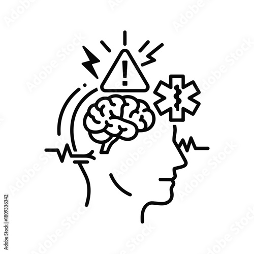 Organizational chart icon showing hierarchy and team structure with connected user profiles isolated on