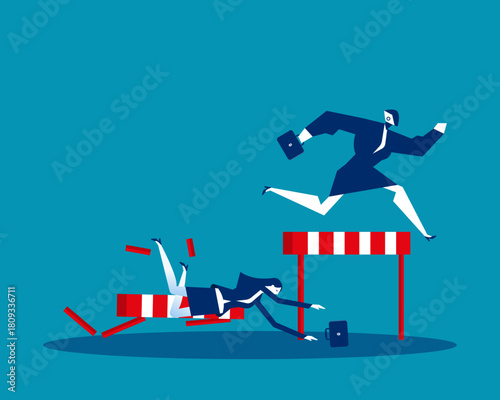 Robot. Artificial intelligence and human competition