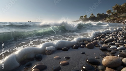 Fototapeta Naklejka Na Ścianę i Meble -  beach and rocks