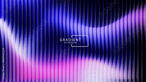 Vibrant gradient with ribbed fractal glass texture pattern and dark circular center. Dynamic abstract artwork perfect for modern banners, marketing visuals, creative backgrounds and artistic projects