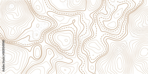 Topographic gold luxury map background. Geographic abstract pattern.Modern design with White background with topographic wavy pattern design.paper texture Imitation of a geographical map shades
