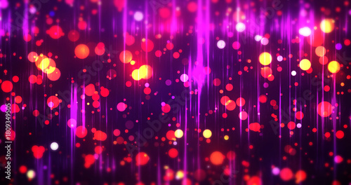 Wallpaper Mural Extremely galaxy space like particles falling in speed dark glittering bg. Happy New Year festive season celebrating luxurious royal award show dust. Glistering bright anniversary bright glamorous bg. Torontodigital.ca