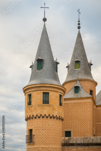 Alcazar fortress in Segovia Spain