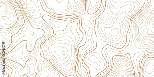 Topographic gold luxury map background. Geographic abstract pattern. The topo contour or wallpaper.Abstract outline grid.