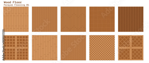 Pack of patterns Parquet Flooring