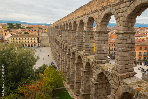 Aqueduct of Segovia in Spain