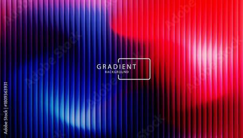 Vibrant gradient with ribbed fractal glass texture pattern and dark circular center. Dynamic abstract artwork perfect for modern banners, marketing visuals, creative backgrounds and artistic projects