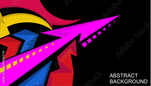 Abstract background, bright color combination, for sticker design, product background