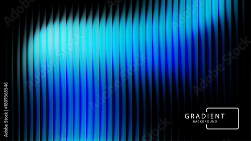 Vibrant gradient with ribbed fractal glass texture pattern and dark circular center. Dynamic abstract artwork perfect for modern banners, marketing visuals, creative backgrounds and artistic projects