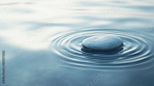 skipping. Stone skipping across water creating concentric ripples. lifestyle magazines, social media lookbooks, designed for influencer and brand collaborations, used by project managers.