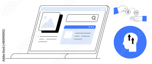 Digital marketing. Digital marketing tools for user engagement, website monetization, and audience growth. Optimize digital strategy with search engine functionality. Ideal for business, SEO