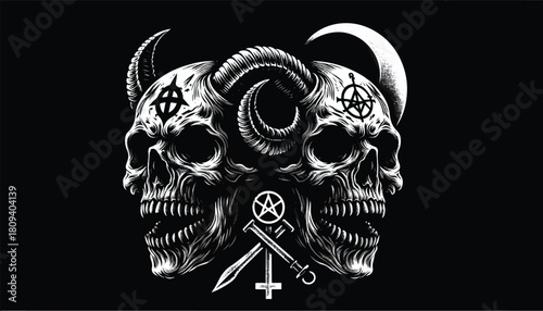 silhouette vector illustration, solid white background