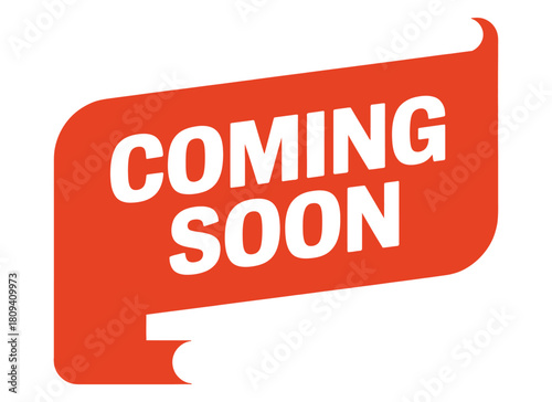 A red "Coming Soon" banner indicates an upcoming event or product launch.