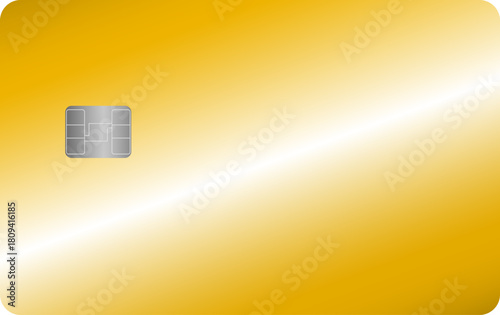 Gold VIP Credit Card Mockup. Luxury Premium Card Design.