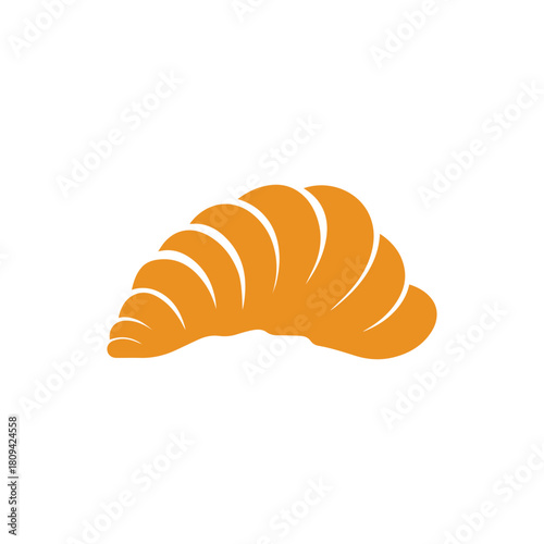 Croissant icon. Bakery and pastry theme. Isolated design. Vector illustration