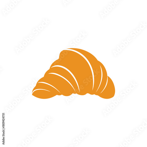 Croissant icon. Bakery and pastry theme. Isolated design. Vector illustration