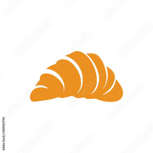 Croissant icon. Bakery and pastry theme. Isolated design. Vector illustration