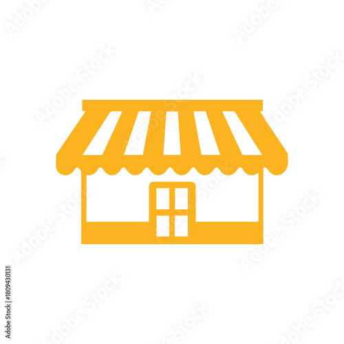 Shop house place sale sign design vector icon.