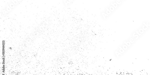 Gritty, rough, distressed worn overlay texture without background. Grunge background for photo effect, worn wall, vintage pattern, or overlay. Editable vector illustration.