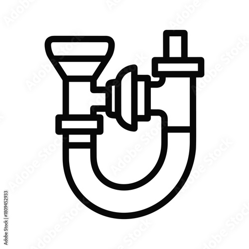 Illustration of a laboratory distillation apparatus isolated on for chemical processes