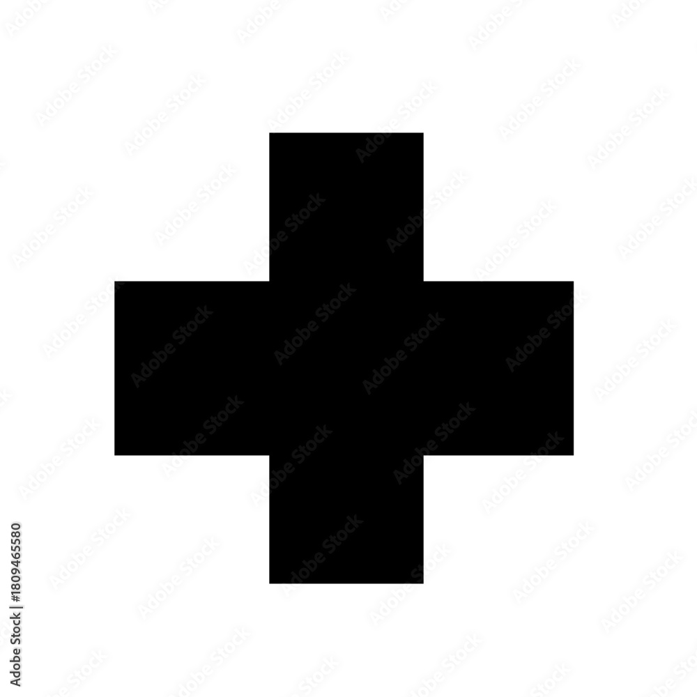Obraz premium medical cross sign