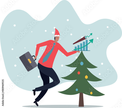 Economic growth forecast, GDP prediction or business vision to grow investment or business, increase profit or earning improvement .about a man and his life.