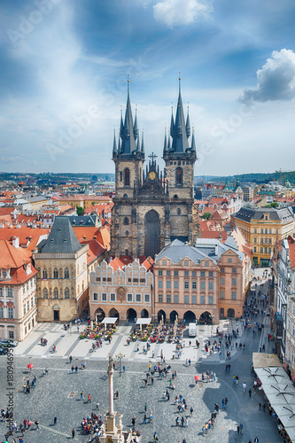 Photography The Church of Our Lady before Tyn, Prague, Czech Republic