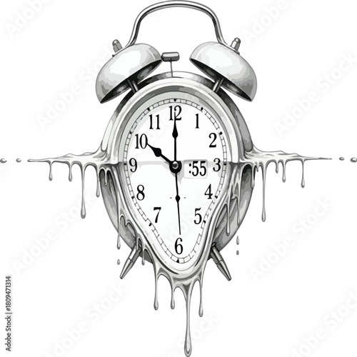 alarm clock vector illustration