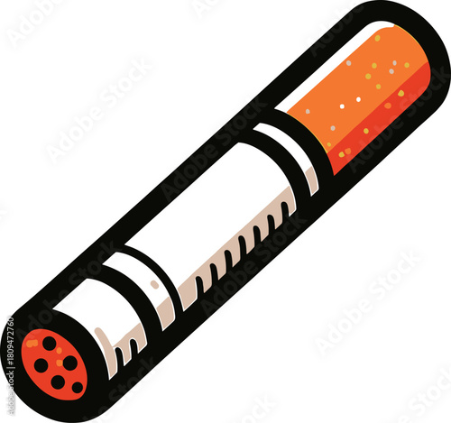シンプルなタバコのイラスト
