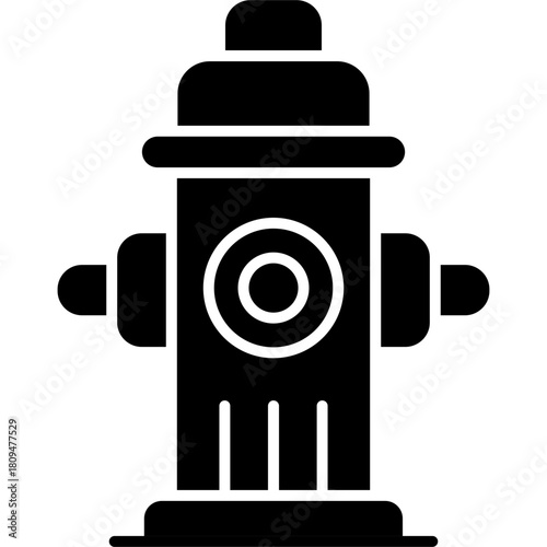 Fire Hydrant Icon Vector Element