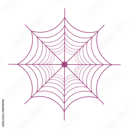 Spider net pattern line icon vector design.