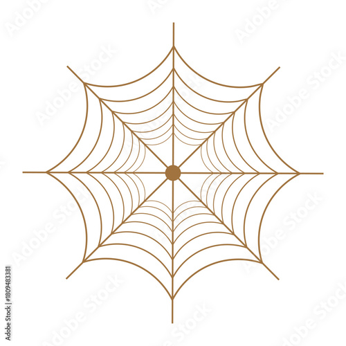 Spider net pattern line icon vector design.