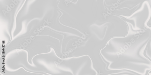 White Marble Pattern. Gray Abstract Fluid Pattern Color. Marble Grey Ink Wavy Liquid Texture. Abstract smooth elegant white fabric silk texture soft background ,flowing satin waves and Smooth elegant 
