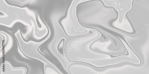 White Marble Pattern. Gray Abstract Fluid Pattern Color. Marble Grey Ink Wavy Liquid Texture. Abstract smooth elegant white fabric silk texture soft background ,flowing satin waves and Smooth elegant 