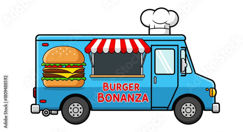 Burger Bonanza A Delicious Food Truck Adventure for Hungry Customers and Food Lovers