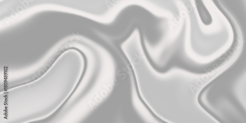 White Marble Pattern. Gray Abstract Fluid Pattern Color. Marble Grey Ink Wavy Liquid Texture. Abstract smooth elegant white fabric silk texture soft background ,flowing satin waves and Smooth elegant 