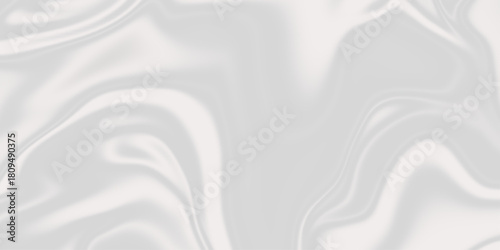 White Marble Pattern. Gray Abstract Fluid Pattern Color. Marble Grey Ink Wavy Liquid Texture. Abstract smooth elegant white fabric silk texture soft background ,flowing satin waves and Smooth elegant 