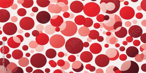 Seamless Red Dotted Pattern for Creative Graphic Design
