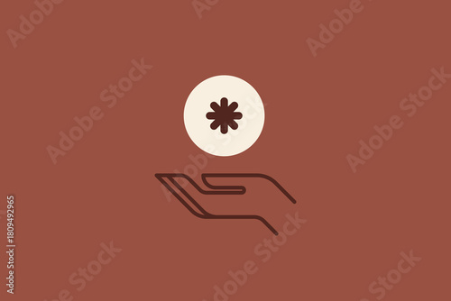 Premium geometric thing illustration. Vector purpose icon in flat design art.	
