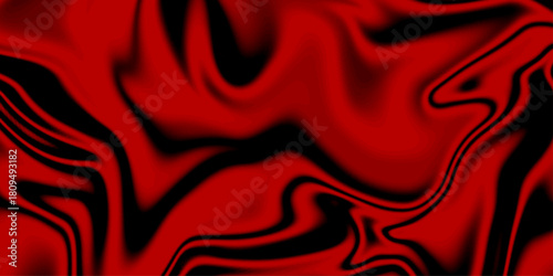 A mesmerizing abstract liquids art piece featuring vibrant red swirling patterns with hints of black. Colorful abstract geometric background. Liquid dynamic gradient waves. Fluid marble texture. 