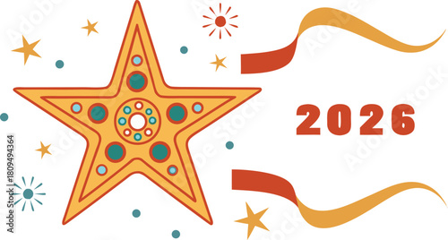 New year vector icon