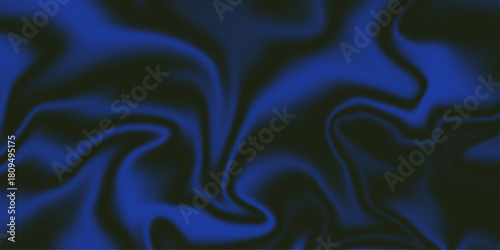 Abstract Liquid paint effect blurred gradient overflow waves grainy background texture.Abstract background dark blue Liquid paint effect blurred gradient overflow waves. Colorful digital Grain Noise .