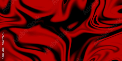 A mesmerizing abstract liquids art piece featuring vibrant red swirling patterns with hints of black. Colorful abstract geometric background. Liquid dynamic gradient waves. Fluid marble texture. 