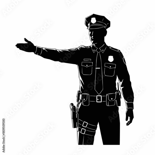 Construction worker reading safety manual vector illustration. Man in hard hat studying a guide book for workplace safet